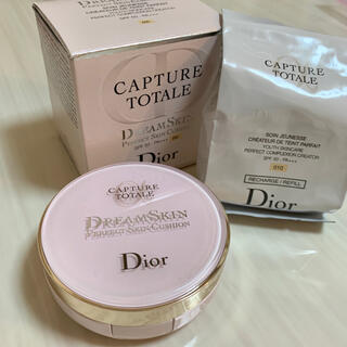 ディオール(Dior)のディオール カプチュール ドリームスキン パーフェクトスキン クッション 010(ファンデーション)