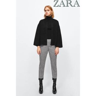 ザラ(ZARA)のsale!新品タグ付☆ZARAザラ☆圧縮フェルトニットカーディガンジャケット黒(ニット/セーター)