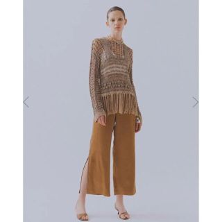 アメリヴィンテージ(Ameri VINTAGE)のAMERI VINTAGE SPRAY MIXCOLOR FRINGE KNIT(ニット/セーター)