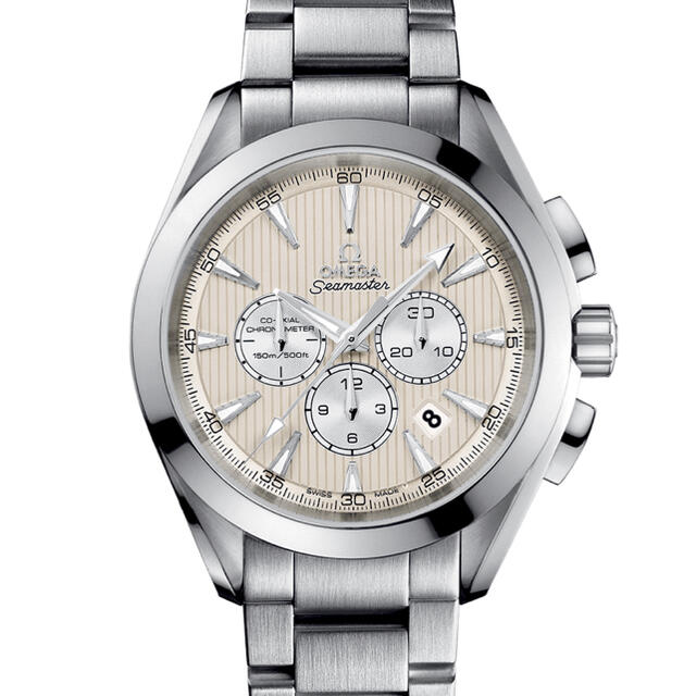 OMEGA(オメガ)のOMEGA オメガ　新品　シーマスター アクアテラ Lサイズ クロノグラフ メンズの時計(腕時計(アナログ))の商品写真