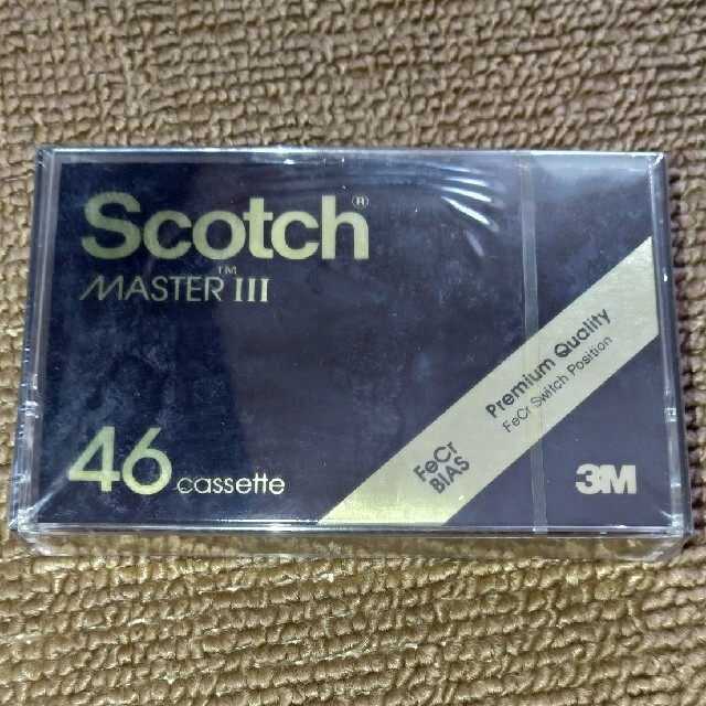 【未開封！】カセットテープ タイプ3(FeCr) SCOTCH製　4本セット スマホ/家電/カメラのオーディオ機器(その他)の商品写真