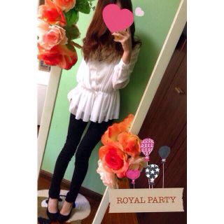 ロイヤルパーティー(ROYAL PARTY)のシフォンチュニック(シャツ/ブラウス(長袖/七分))