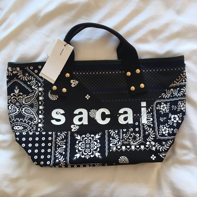 sacai(サカイ)のsacai サカイ2021SS  パッチワークトートバック　Mサイズ レディースのバッグ(トートバッグ)の商品写真