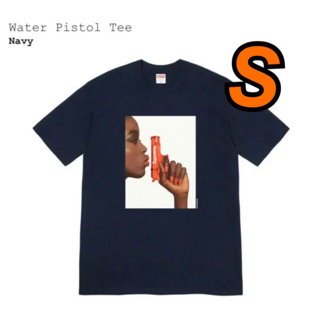 Supreme Tee Water Pistol Tee Navy S