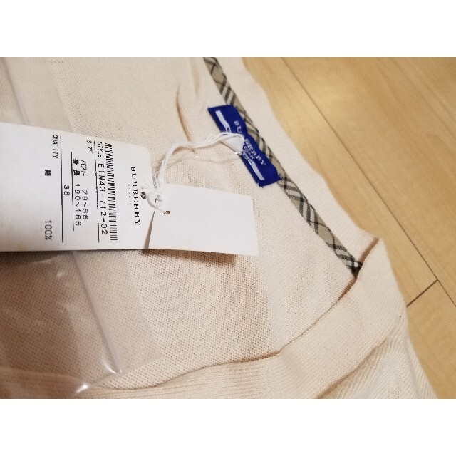 BURBERRY BLUE LABEL(バーバリーブルーレーベル)の新品 バーバリーブルーレーベル 綿100% カーディガン レディースのトップス(カーディガン)の商品写真