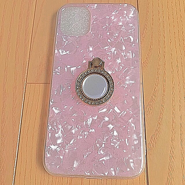 iPhone11 スマホケース(ピンク)リング付き スマホ/家電/カメラのスマホアクセサリー(iPhoneケース)の商品写真