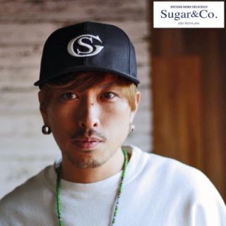 フルカウント(FULLCOUNT)のSugar & Co.WashableSugar Capウォッシャブル ブラック(キャップ)