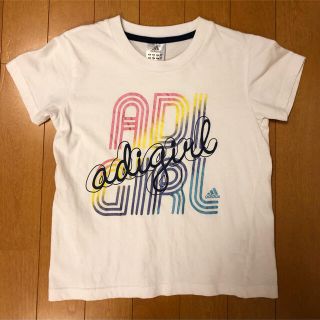 アディダス(adidas)のadidas アディダス　女児　130 半袖　Ｔシャツ(Tシャツ/カットソー)