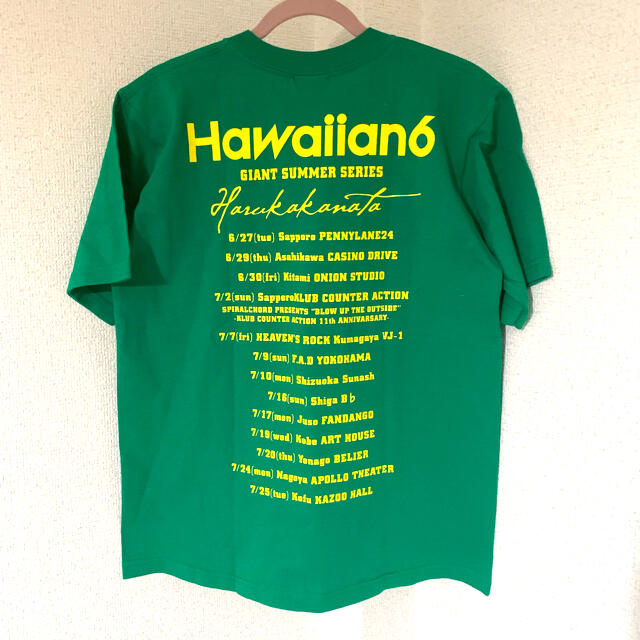 Anvil(アンビル)のHawaiian6 ライブ Tシャツ グリーン 最終お値下げしました!! エンタメ/ホビーのタレントグッズ(ミュージシャン)の商品写真