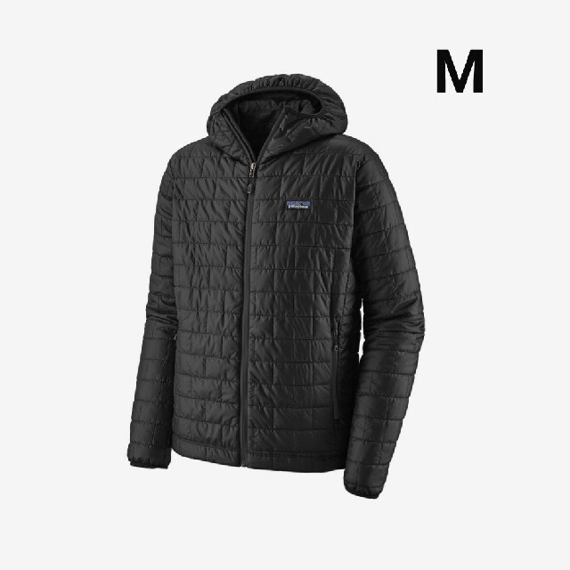 ナイロンジャケット新品 patagonia パタゴニア ナノパフ フーディー ブラック M