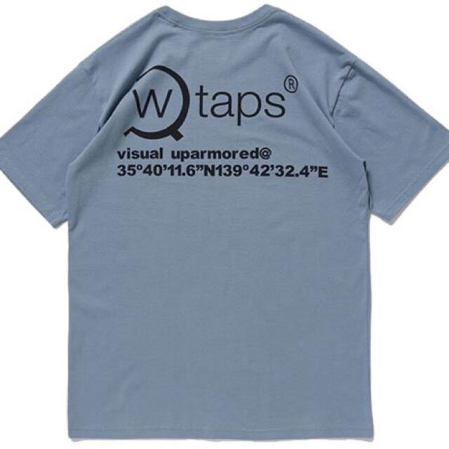 WTAPS 19AW AXE S/S TEE BLUE GRAY L 新品未使用