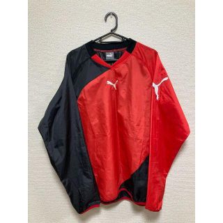 プーマ(PUMA)のPUMA　ナイロントップス　レッド×ブラック　Lサイズ(Tシャツ/カットソー(七分/長袖))