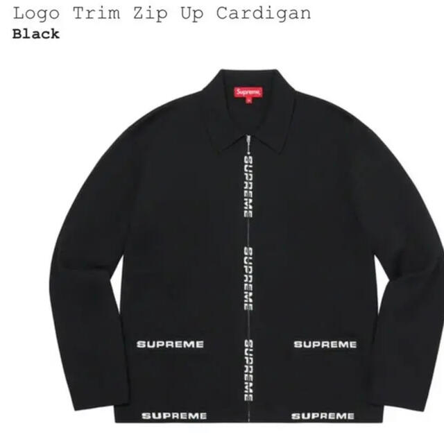 シュプリーム supreme Logo Trim Zip Up Cardigan カーディガン シュプリーム supreme Logo Trim Zip Up Cardigan カーディガン