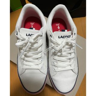 ラコステ(LACOSTE)のラコステ　白スニーカー◎(スニーカー)