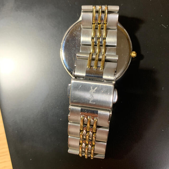 【電池交換済】Yves Saint Laurent  腕時計 Yカット ネイビー 3