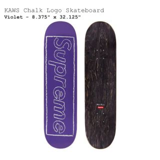 シュプリーム(Supreme)のsupreme kaws chalk logo skateboard (スケートボード)