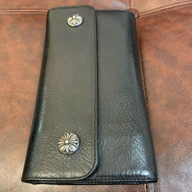 Chrome Hearts(クロムハーツ)の本物‼︎超美品‼︎激シボ‼︎最硬‼︎クロムハーツ wave ウォレット 財布 メンズのファッション小物(長財布)の商品写真