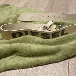 ディーゼル(DIESEL)のDIESEL ロゴベルト　ホワイト(ベルト)