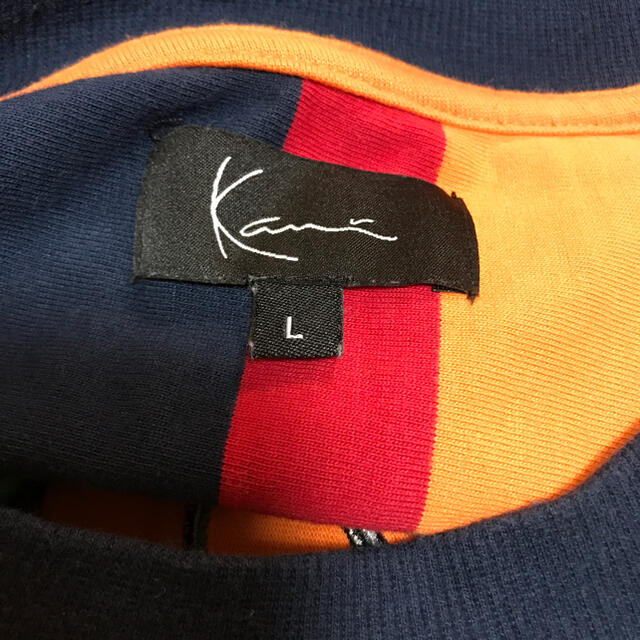 Karl Kani(カールカナイ)のKarl Kani カールカナイ シグネチャーストライプ 半袖Tシャツ メンズのトップス(Tシャツ/カットソー(半袖/袖なし))の商品写真