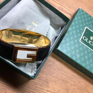 グッチ(Gucci)のGUCCIのレザーブレスレット(ブレスレット)