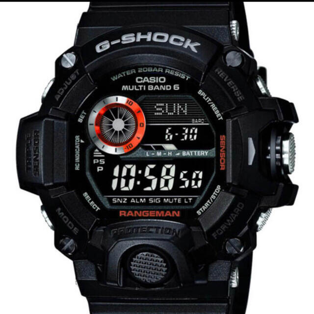 レンジマン オールブラック GW-9400BJ-1JF CASIO 腕時計(デジタル)