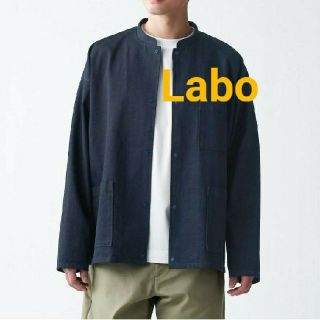 ムジルシリョウヒン(MUJI (無印良品))のMUJI Laboライトオンスデニムシャツジャケット／ダークネイビー／Ｌ～XL(シャツ)