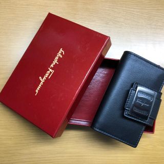 サルヴァトーレフェラガモ(Salvatore Ferragamo)の超値下げしました。早いもの勝ち！【新品・未使用】フェラガモ　キーケース　ブラック(キーケース)