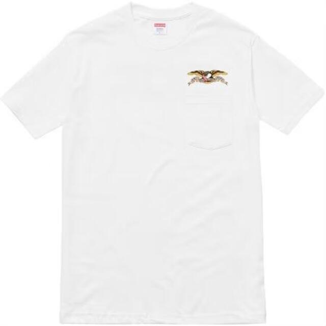 Supreme(シュプリーム)のSupreme / ANTIHERO Pocket Tee White S メンズのトップス(Tシャツ/カットソー(半袖/袖なし))の商品写真