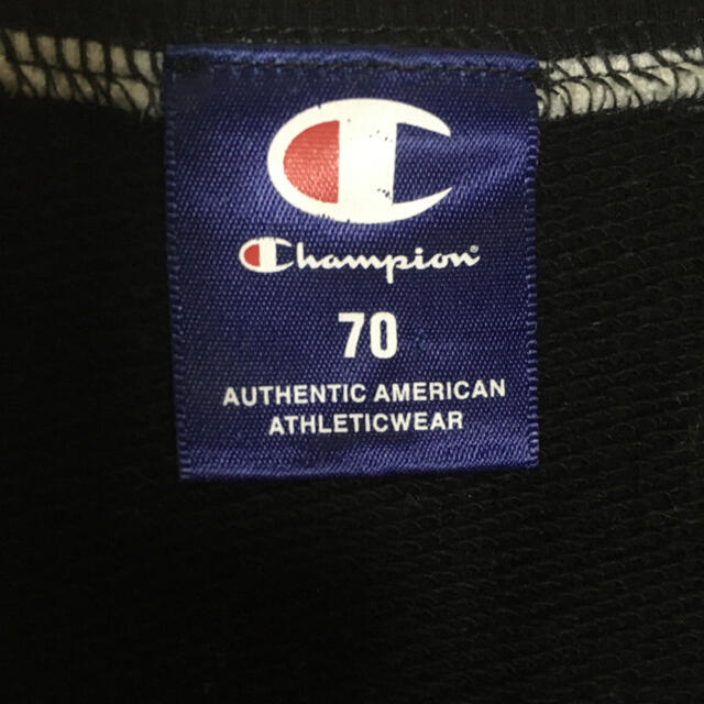 Champion(チャンピオン)のchampion ロンパース 70 チャンピオン キッズ/ベビー/マタニティのベビー服(~85cm)(ロンパース)の商品写真