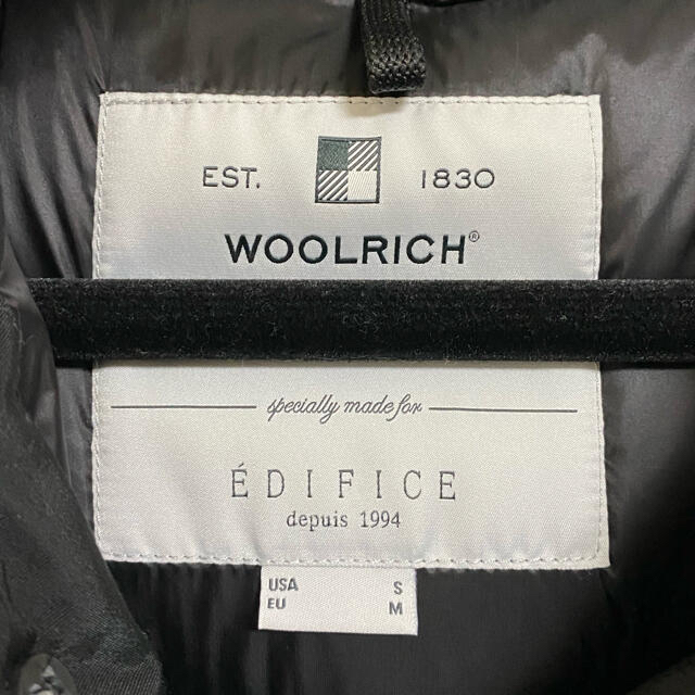 WOOLRICH(ウールリッチ)のEDIFICE別注　ウールリッチ アークティックパーカ  黒 M メンズのジャケット/アウター(ダウンジャケット)の商品写真