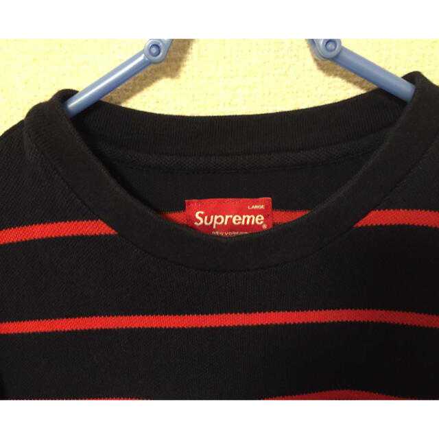 Supreme(シュプリーム)の【正規品】supremeシュプリーム ボーダーロングスリーブＴシャツ メンズのトップス(Tシャツ/カットソー(七分/長袖))の商品写真