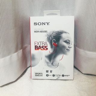 ソニー(SONY)のSONYワイヤレスイヤホン MDR-XB50BS 防滴/スポーツ向(ヘッドフォン/イヤフォン)