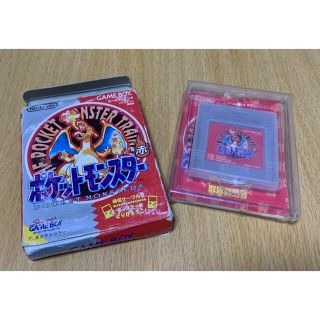 ニンテンドウ(任天堂)のポケットモンスター　赤バージョン　ゲームボーイソフト(携帯用ゲームソフト)