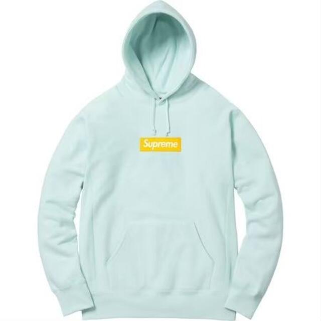 Supreme Box Logo Sweatshirt Ice Blue S