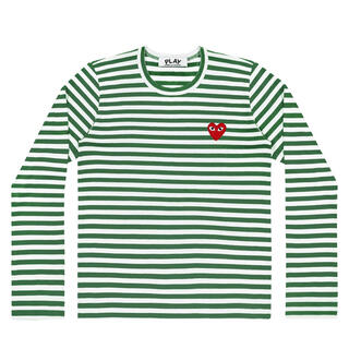 コムデギャルソン(COMME des GARCONS)のPLAY COMME des GARCONS Striped T-Shirt(Tシャツ(長袖/七分))