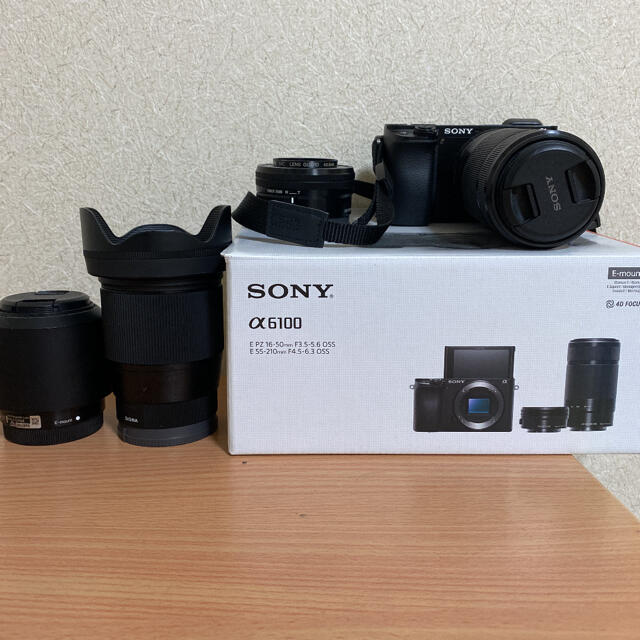 独特の上品 SONY 単焦点レンズ2種類 ダブルズームレンズキット ‪α‬6100