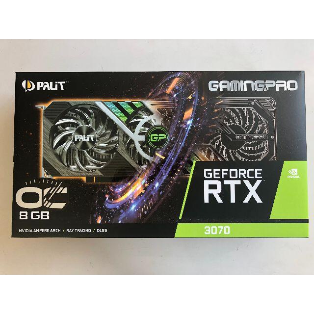 新品未開封品　Palit RTX 3070 Gamingpro OC 8GBスマホ/家電/カメラ