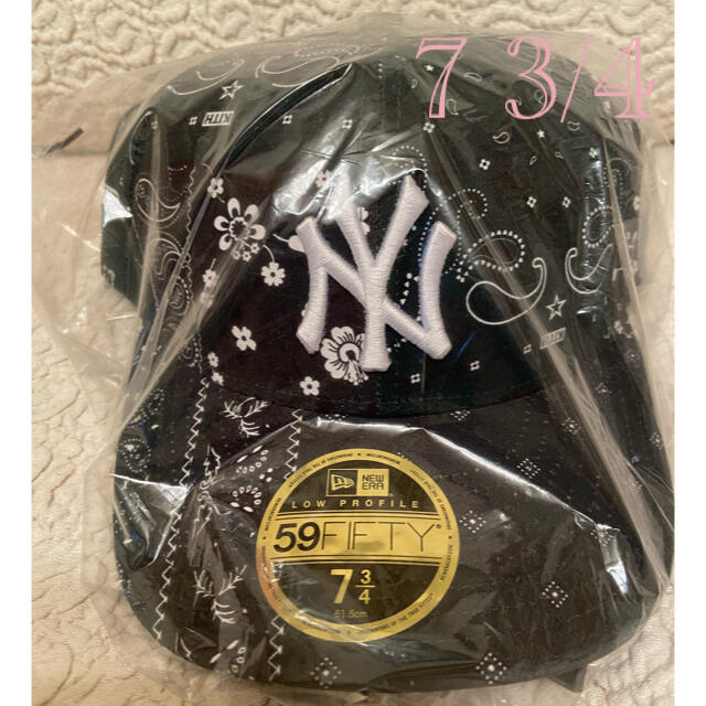 Kith New Era Yankees 7 3/4 緑　グリーン　バンダナ