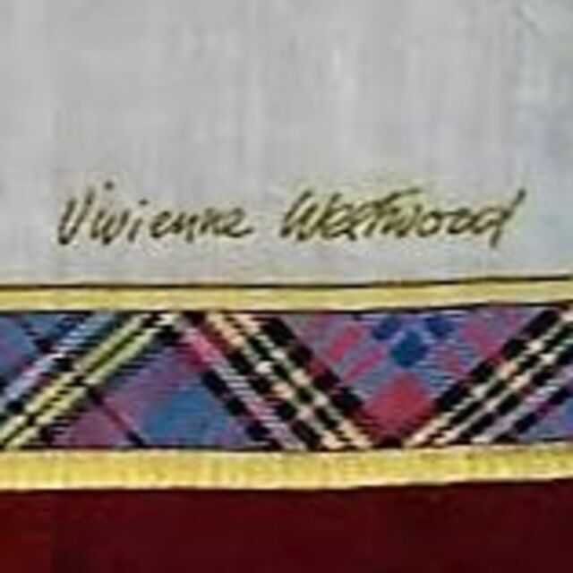 Vivienne Westwood(ヴィヴィアンウエストウッド)のALWAYS ON CAMERA コリー ＆ チェック ハンカチ ヴィヴィアン レディースのファッション小物(ハンカチ)の商品写真