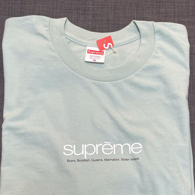 Supreme - XL Supreme Five Boroughs Tee pale aquaの通販 by ART LOVE ...