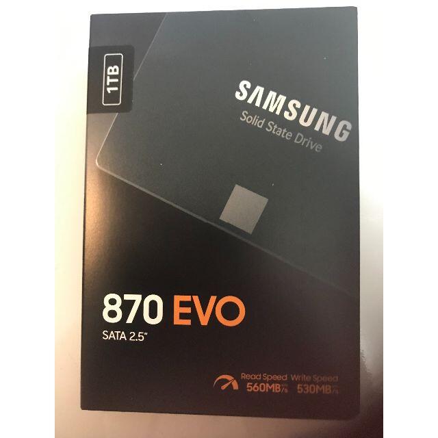 Samsung 870 EVO SSD 1TB(新品 MZ-77E1T0B/IT