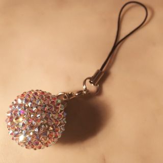 スワロフスキー(SWAROVSKI)の【おはな様専用】スワロフスキー デコ ボールストラップ(キーホルダー/ストラップ)