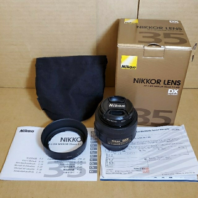 Nikon(ニコン)のニコン　Nikon AF-S DX NIKKOR 35mm f/1.8G スマホ/家電/カメラのカメラ(レンズ(単焦点))の商品写真