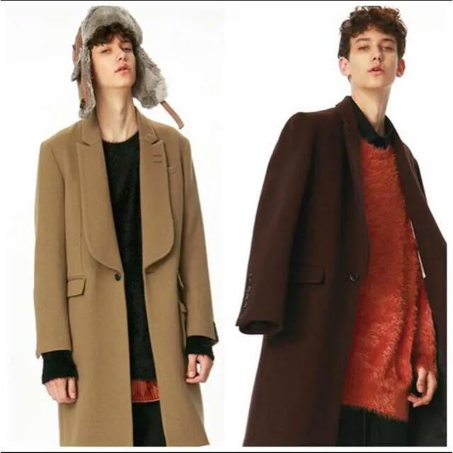 SHAREEF   MELTON　CHESTER　COAT-着丈