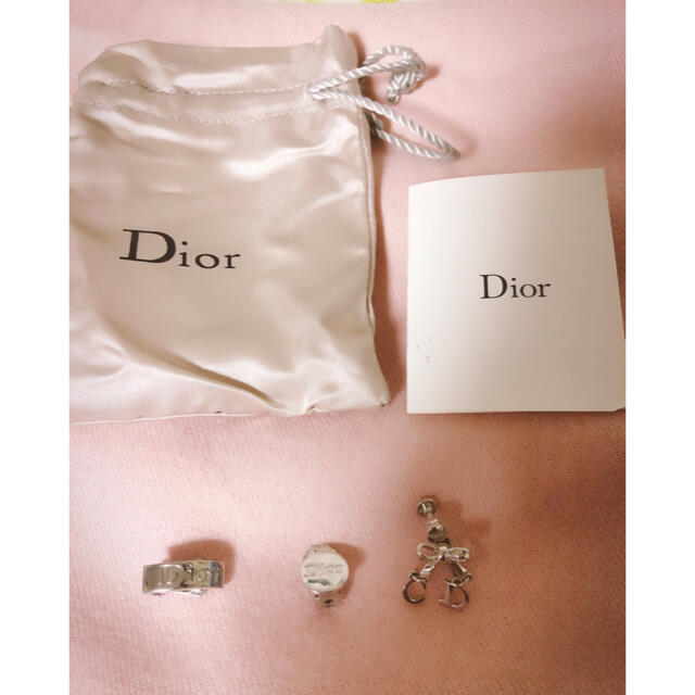 クリスチャンディオール　DIOR 片耳イヤリング3点セット