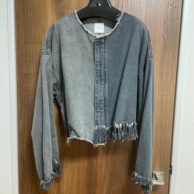 Ameri VINTAGE(アメリヴィンテージ)のAMERI VEST LAYERED DENIM JACKET  レディースのジャケット/アウター(Gジャン/デニムジャケット)の商品写真