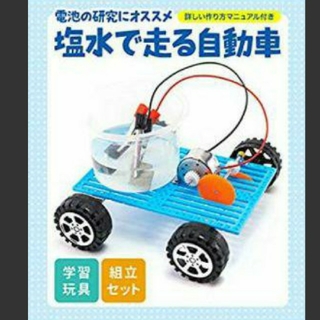 塩水で作る自動車 自由研究工作キット 燃料電池の仕組み 日本語説明書付き(その他)