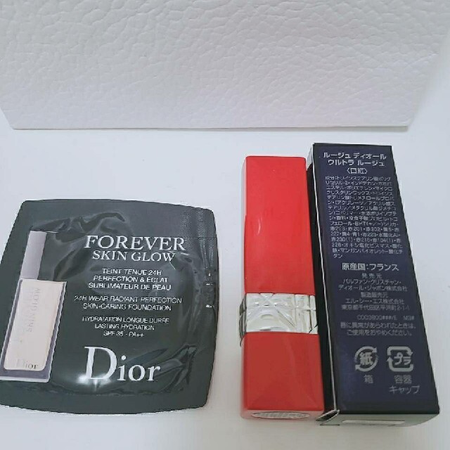 Christian Dior(クリスチャンディオール)の(ほぼ新品未使用) ディオール♡ルージュ ディオール ウルトラ ルージュ 587 コスメ/美容のベースメイク/化粧品(口紅)の商品写真