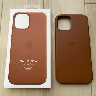 アップル(Apple)のiPhone12 12pro用 Apple純正レザーケース(iPhoneケース)