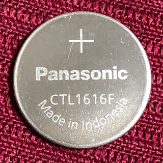 ジーショック(G-SHOCK)の2点　カシオ使用可能 二次電池 (充電池) Panasonic CTL1616(腕時計(デジタル))